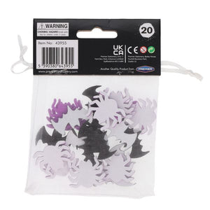 Foam Stickers - Bats And Spiders (Pack of 20)