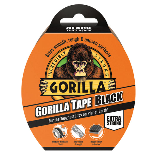 Gorilla Tape 48mm x 11m Black 3044001
