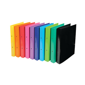 Iderama A4 Ring Binder 2 Ring 30mm Assorted (Pack of 10) 54929E