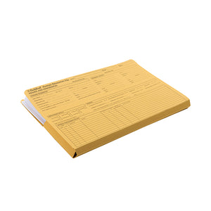 Exacompta Guildhall Pre-Printed Human Resources File 315gsm Yellow (Pack of 50) 211/1300Z