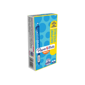 PaperMate Inkjoy 300 Retractable Ballpoint Pen Medium Blue (Pack of 12) S0959920