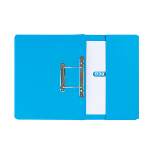 Elba Spring Pocket File Mediumweight Foolscap Blue (Pack of 25) 100090146