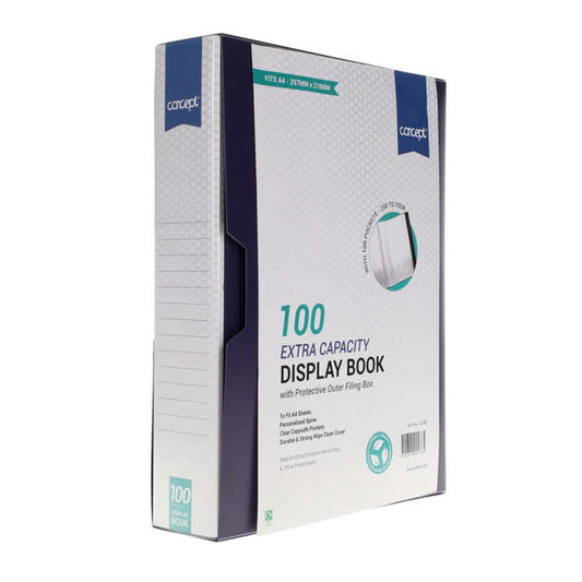 Concept 100 Pocket Display Book - A4 