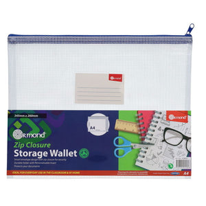 Ormond A4+ Mesh Wallet - Clear