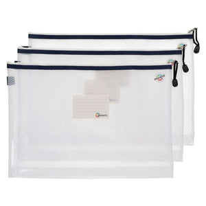 Premto B4 Ultramesh Expanding Wallet - Clear (Pack of 3)