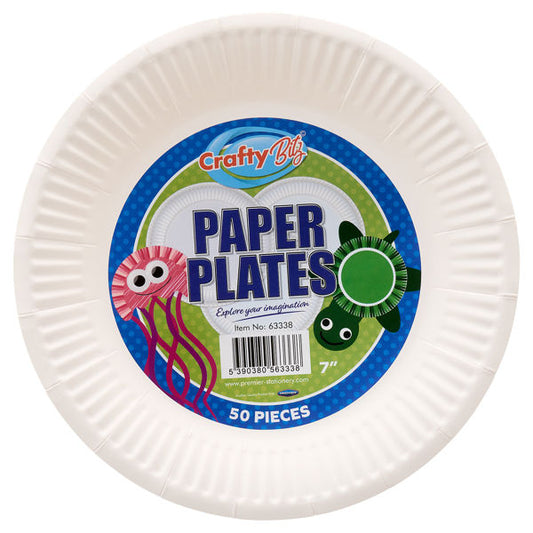 7" Paper Plates - Pack of 50