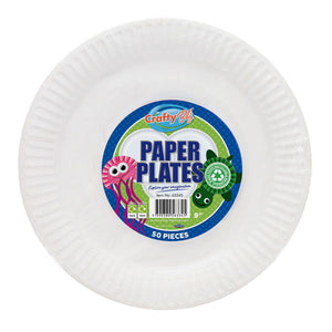 9 Inch Paper Plates (Pack of 50)

