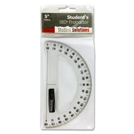 Student Solution 180 Degree Protractor 5 inch
