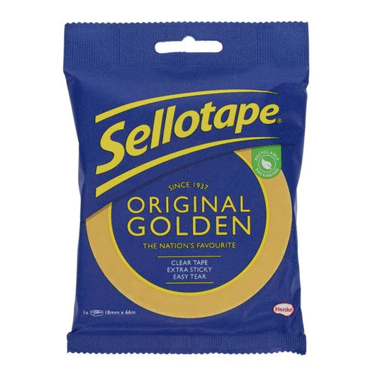 Sellotape 18mmx66m Original Golden Tape