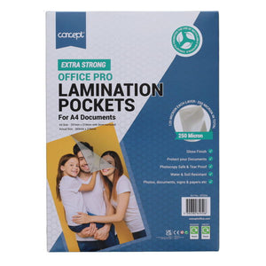 A4 250 Micron Laminating Pouches-100