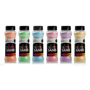 Pastel Sand Shakers Assorted Colours - 6x350g