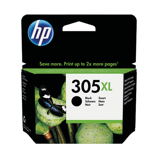 HP 305XL Ink Cartridge High Yield Black 3YM62AE