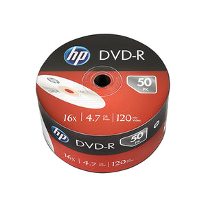 HP DVD-R 16X 4.7GB Wrap (Pack of 50) 69303