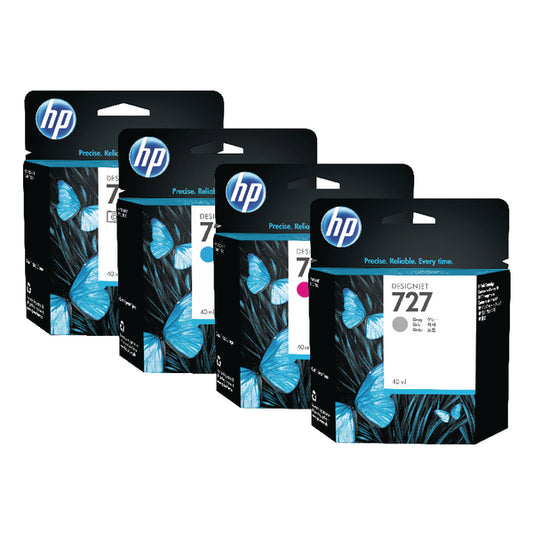 HP 727 DesignJet Ink Cartridge 300ml Matte Black C1Q12A