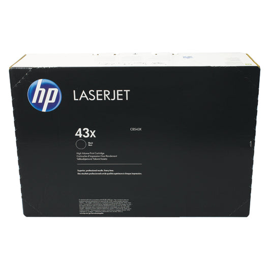 HP 43X LaserJet Toner Cartridge High Yield Black C8543X