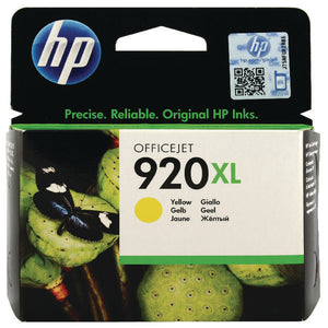 HP 920XL OfficeJet Inkjet Cartridge High Yield Yellow CD974AE