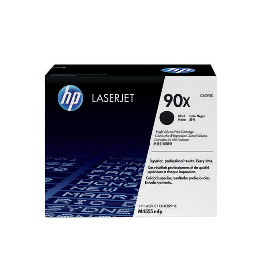 HP 90X Black High Yield Laserjet Toner Cartridge (Pack of 2) CE390XD