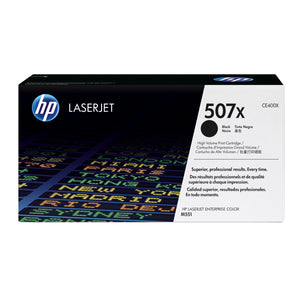 HP 507X Black High Yield Laserjet Toner Cartridge CE400X