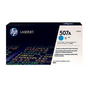 HP 507A Cyan Laserjet Toner Cartridge CE401A