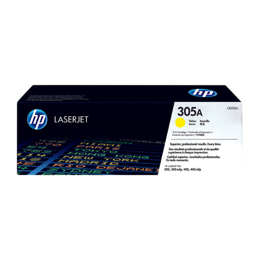 HP 305A Yellow Laserjet Toner Cartridge CE412A