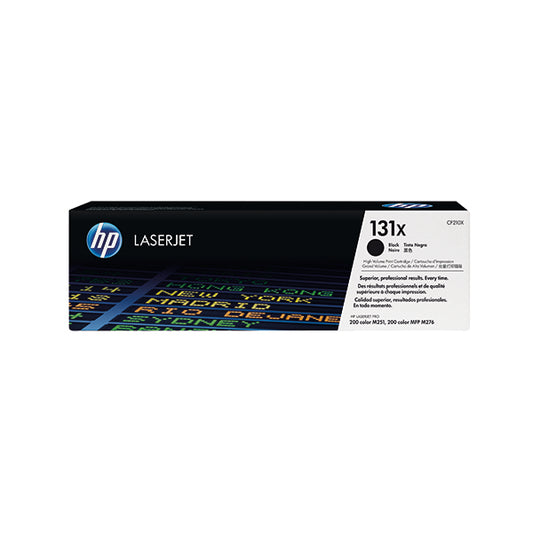 HP 131X Black High Yield Laserjet Toner Cartridge CF210X