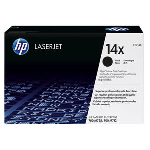 HP 14X Black Laserjet Toner Cartridge CF214X
