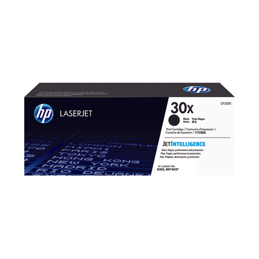 HP 30X High Yield Black Laserjet Toner Cartridge CF230X