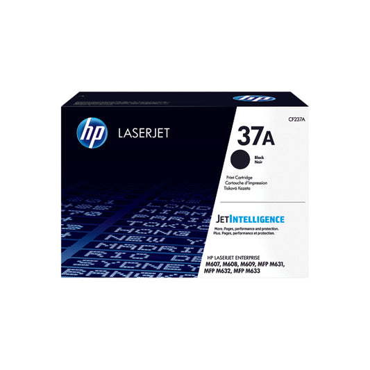HP 37A Black Original LaserJet Toner Cartridge CF237A