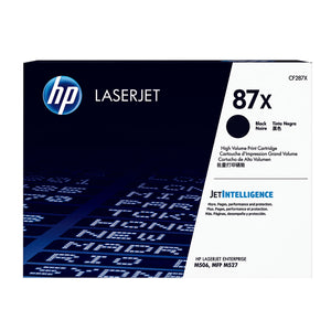HP 87X High Yield Black Laserjet Toner Cartridge CF287X