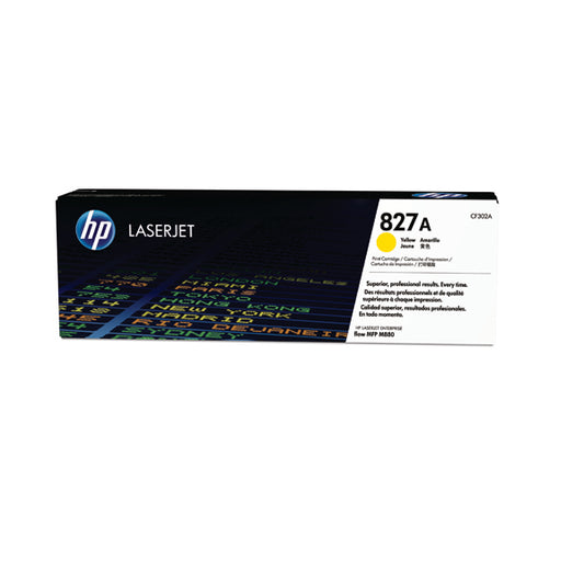 HP 827A Yellow Laserjet Toner Cartridge CF302A