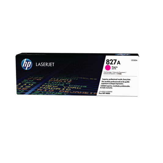 HP 827A Magenta Laserjet Toner Cartridge CF303A