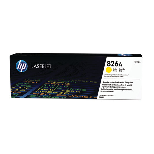 HP 826A Yellow Laserjet Toner Cartridge CF312A