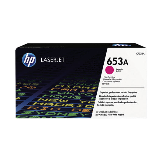 HP 653A Magenta Laserjet Toner Cartridge CF323A