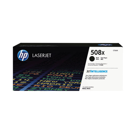 HP 508X Black High Yield Laserjet Toner Cartridge CF360X