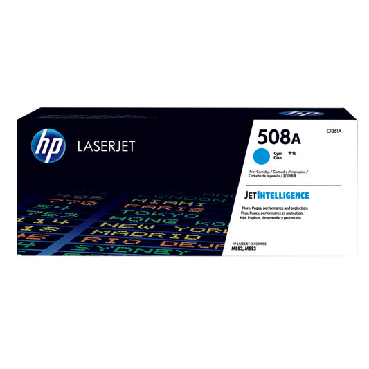 HP 508A Cyan Laserjet Toner Cartridge CF361A