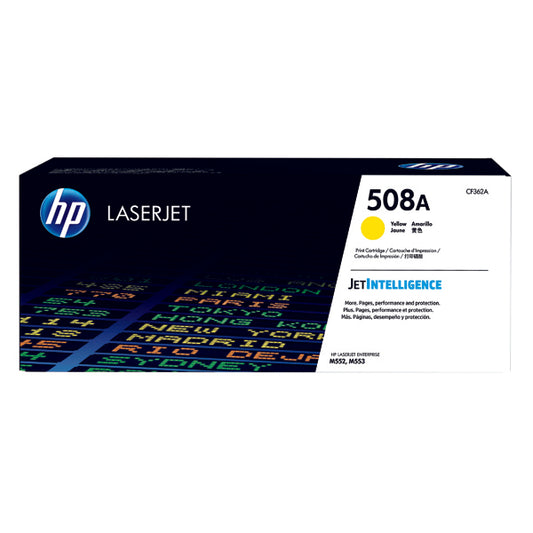 HP 508A Yellow Laserjet Toner Cartridge CF362A