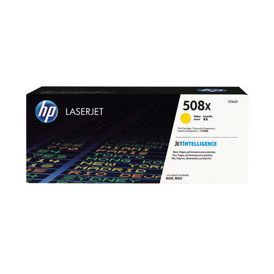 HP 508X Yellow High Yield Laserjet Toner Cartridge CF362X