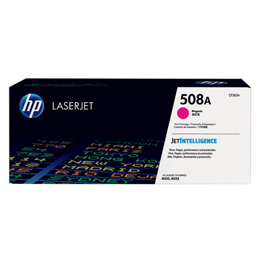 HP 508A Magenta Laserjet Toner Cartridge CF363A