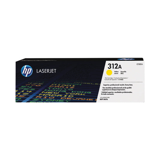 HP 312A Yellow Laserjet Toner Cartridge CF382A