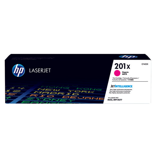 HP 201X Magenta High Yield Laserjet Toner Cartridge CF403X