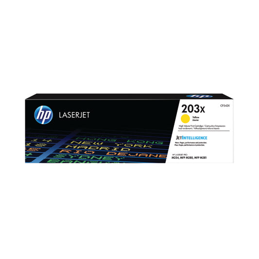 HP 203X Original Yellow LaserJet Toner Cartridge CF542X