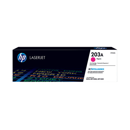 HP 203A Original Magenta LaserJet Toner Cartridge CF543A