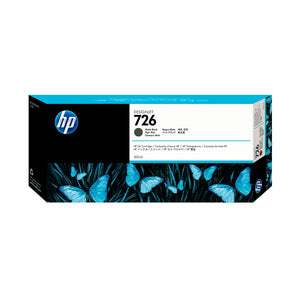 HP Matte Black 726 Designjet Ink Cartridge 300ml CH575A