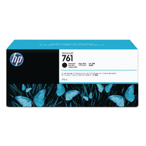 HP 761 Matte Black Designjet Inkjet Cartridge CM997A