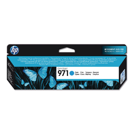 HP 971 Cyan Officejet Ink Cartridge CN622AE