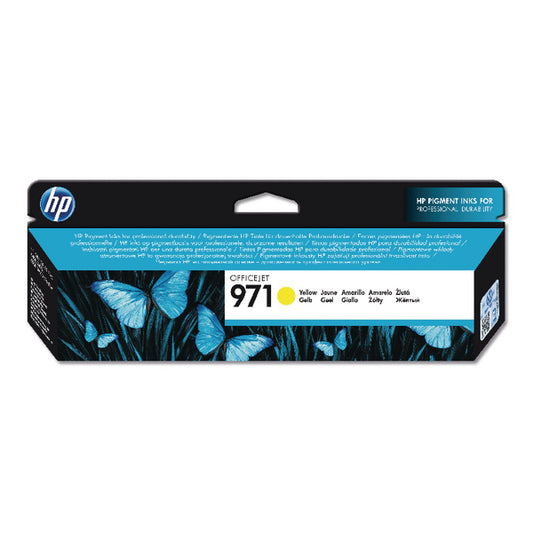 HP 971 Yellow Officejet Ink Cartridge CN624AE