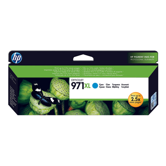 HP 971XL Cyan Officejet Ink Cartridge CN626AE