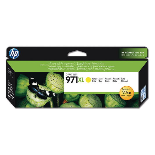 HP 971XL Yellow Officejet Ink Cartridge CN628AE