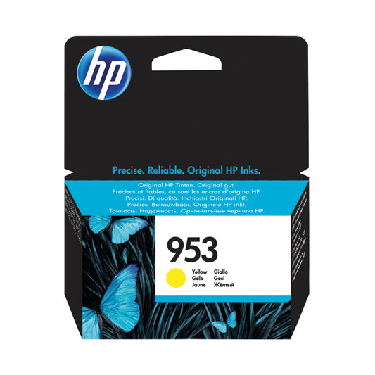 HP 953 Ink Yellow Cartridge (Standard Yield, 10ml, 700 Page Capacity) F6U14AE