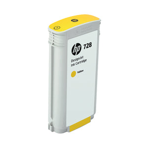 HP 728 DesignJet Ink Yellow Cartridge 130ml F9J65A